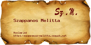 Szappanos Melitta névjegykártya
